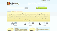 Desktop Screenshot of fr.wikiteka.com