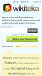 Mobile Screenshot of fr.wikiteka.com