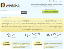 Tablet Screenshot of fr.wikiteka.com